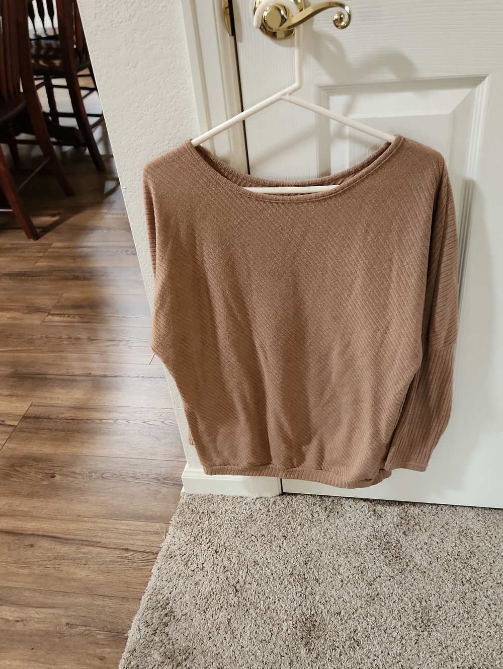 Comfort Fit Women's Sweater in Taupe